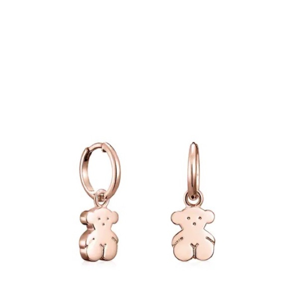 Tous rose golf bear earrings